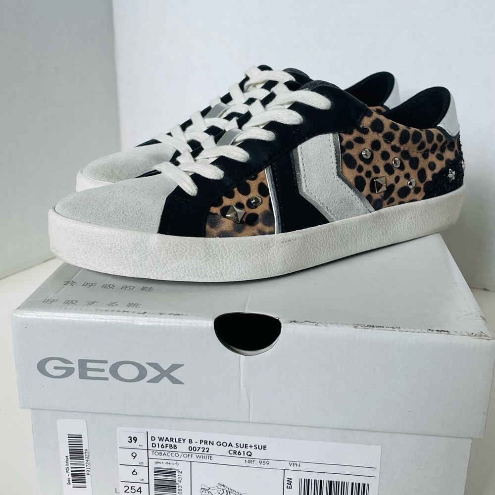 💚💚💚💚💚 GEOX Warley Sneaker (Women)
Size: 9US / 39EU
Colors: TOBACCO/OFF WHITE